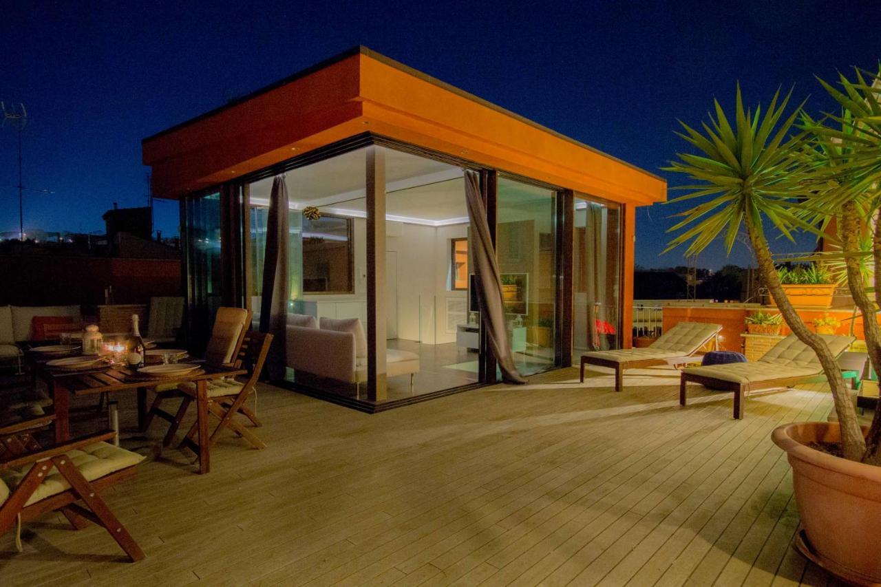 Pelliccia 11 Trastevere Penthouse Róma Kültér fotó