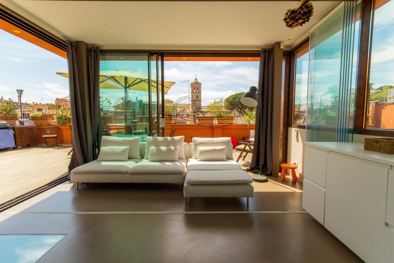 Pelliccia 11 Trastevere Penthouse Róma Kültér fotó