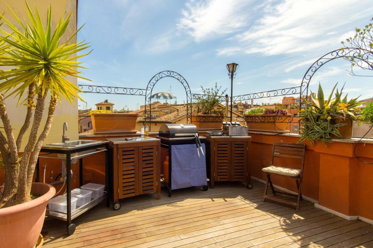 Pelliccia 11 Trastevere Penthouse Róma Kültér fotó