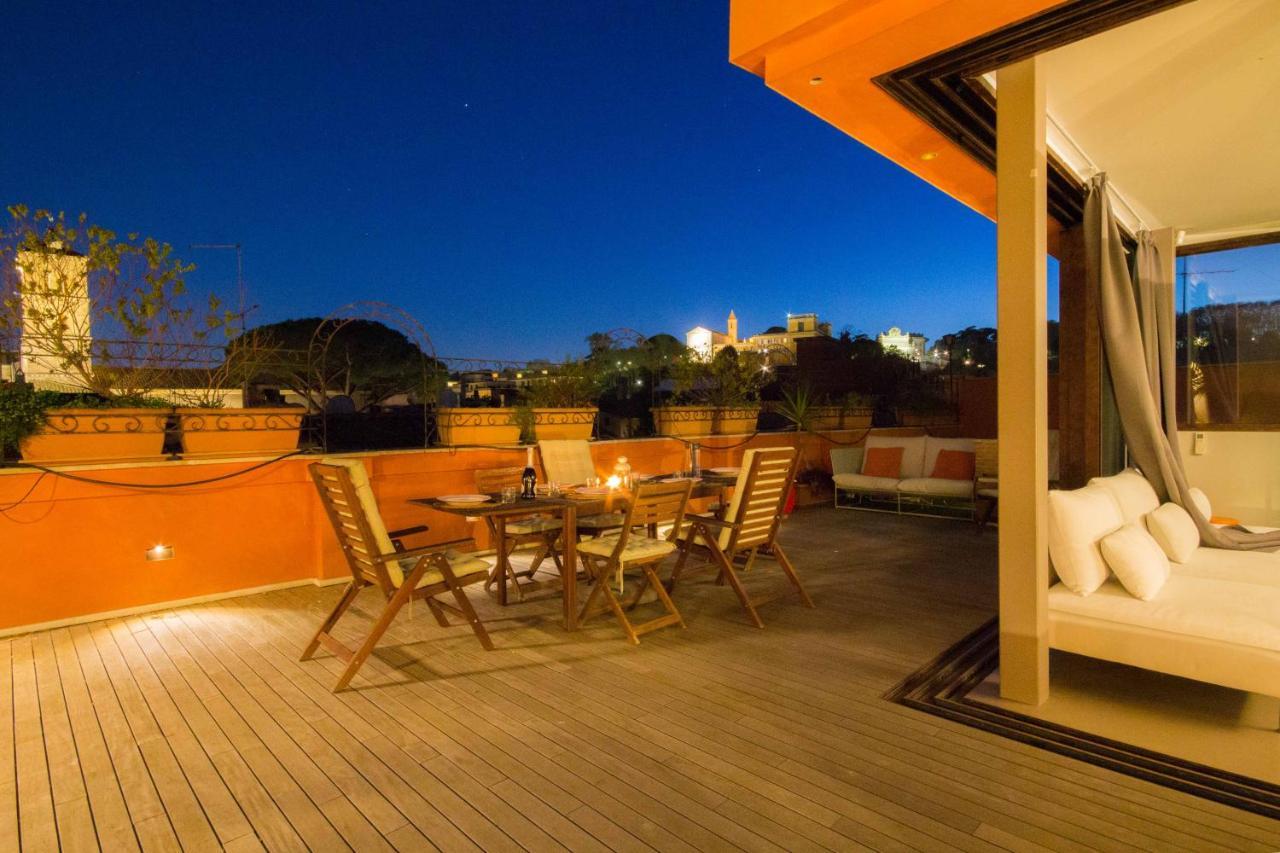 Pelliccia 11 Trastevere Penthouse Róma Kültér fotó