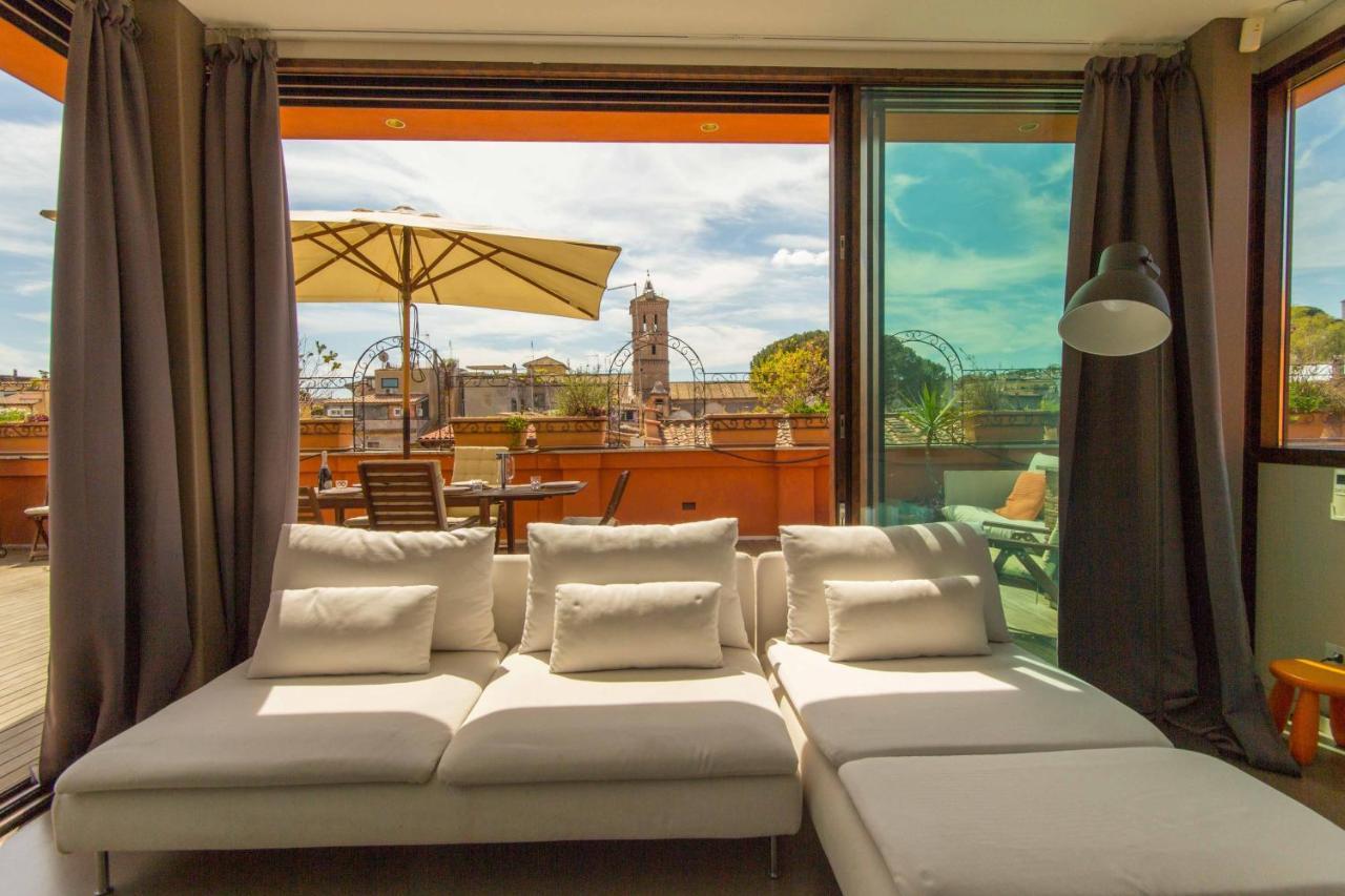 Pelliccia 11 Trastevere Penthouse Róma Kültér fotó